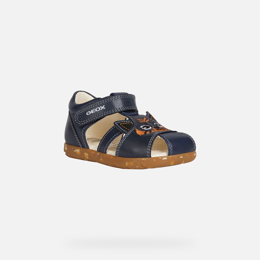 Geox Sandals Navy Alul Boy - Geox Baby Shoes - WIZORF634